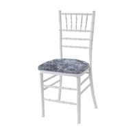 White Chiavari Chair (Grey Seat Pad)
